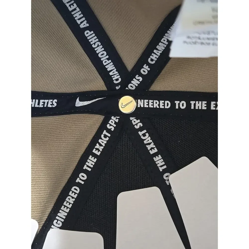 Nike San Francisco Giants Khaki Club Cap Adjustable Hat Cap Size M/L Structure - Picture 9 of 10